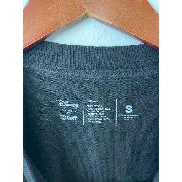 DISNEY X NEFF Mickey Mouse Black Long Sleeve T-Shirt - Picture 2 of 3